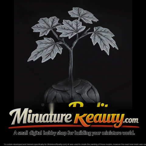Stylized Maple Jewelry Tree Stand