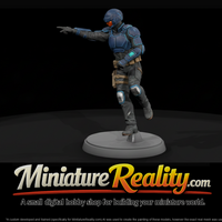 Futuristic City Patrol Officer — thumbnail 1