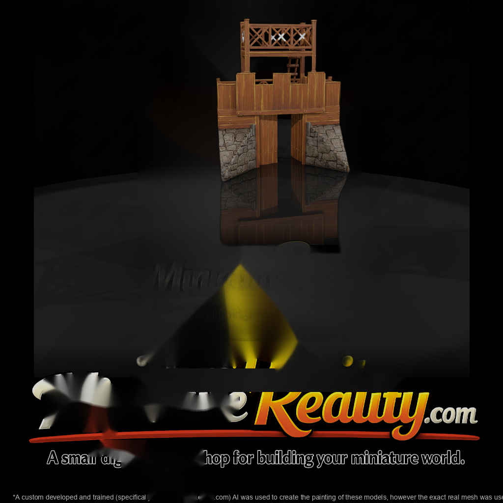20260612 Wooden Fortified Watchtower Model 55B67C6