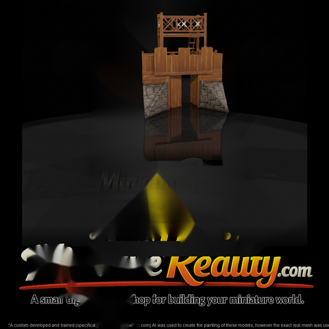 20260612 Wooden Fortified Watchtower Model 55B67C6