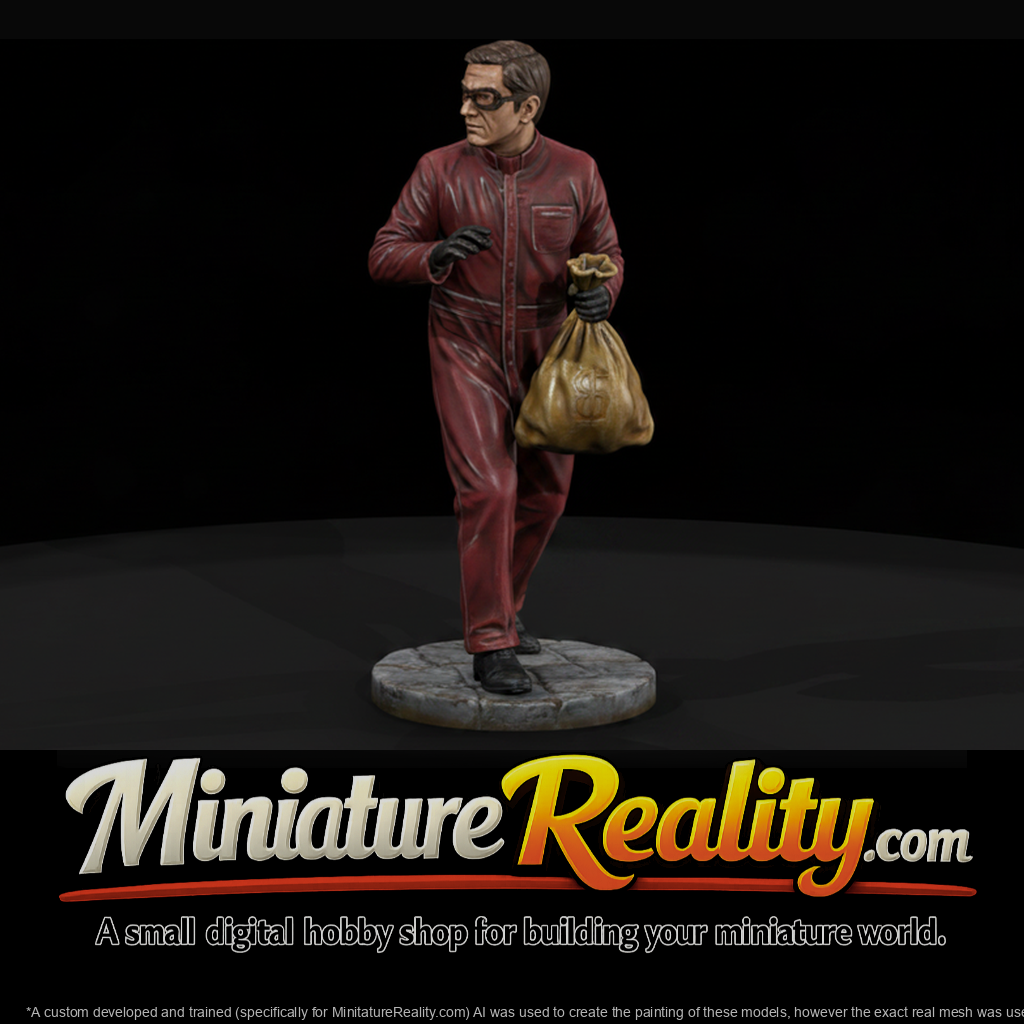 Masked Figure with a Loot Sack