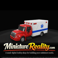 2015 International TerraStar Ambulance Truck miniature, three-quarter view — thumbnail 2