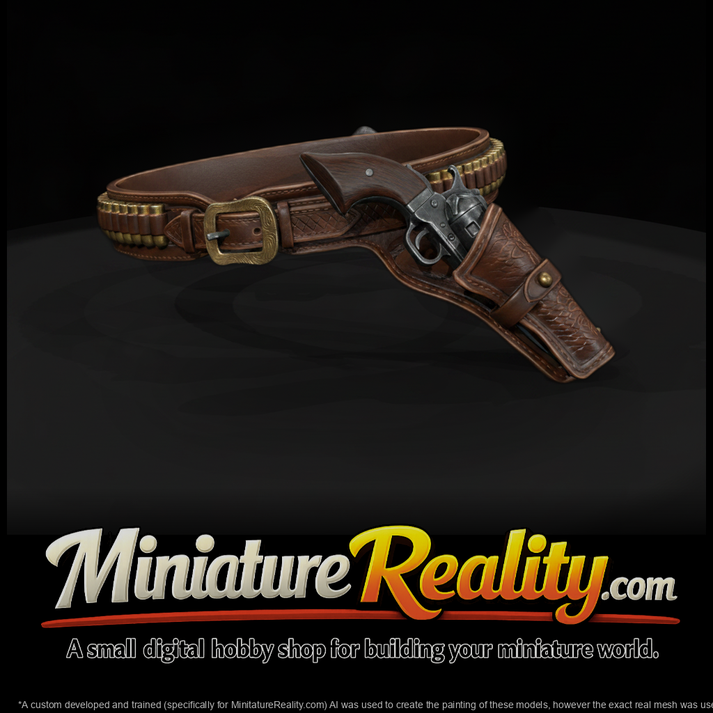 Ww 0354 Item Gun Belt And Holster