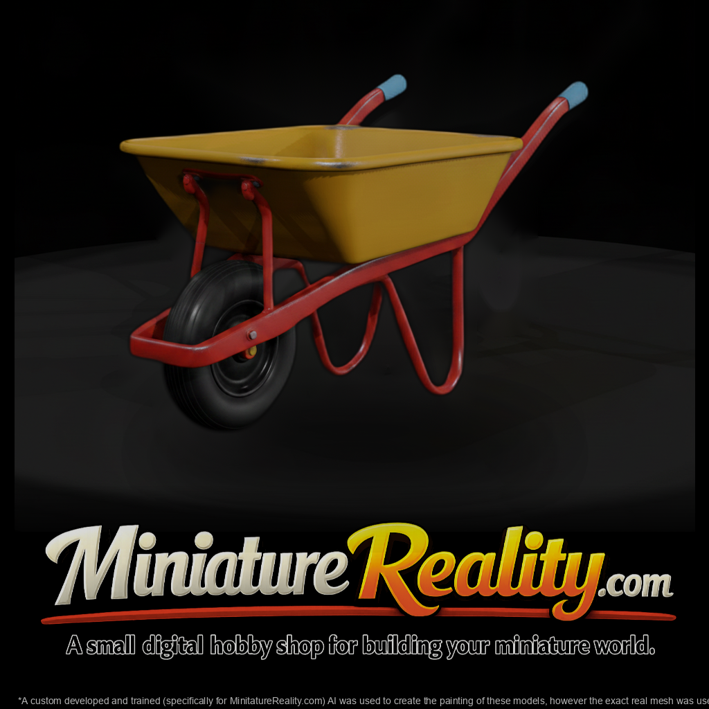 Yellow Garden Wheelbarrow