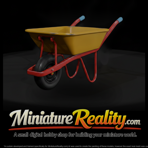 Yellow Garden Wheelbarrow
