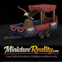 Patriotic Eagle Parade Float Trailer — thumbnail 1