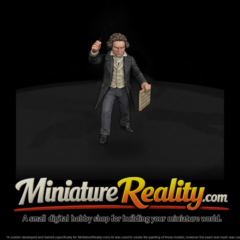 Hist 0160 Historical Ludwig Van Beethoven Miniatur