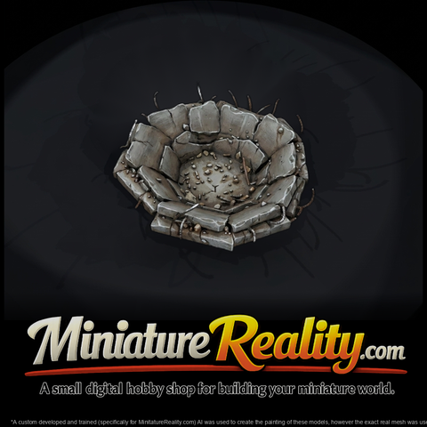 Post-Apocalyptic Crater Terrain Piece