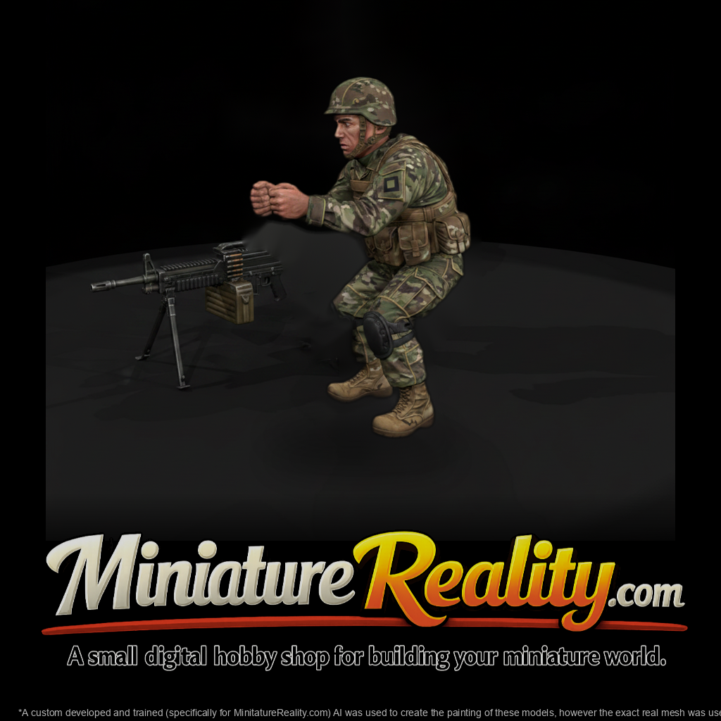 Mod Army 037 Modern U S Army Machine Gun Assistant