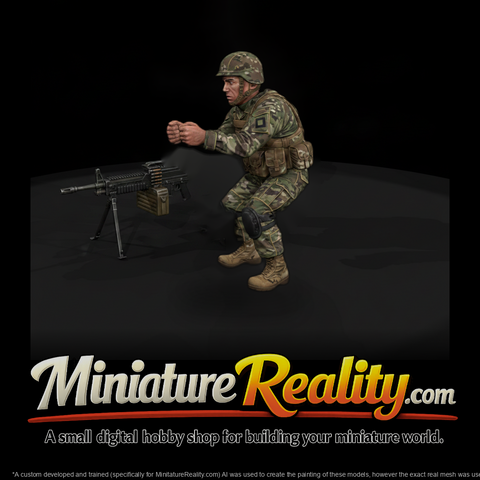 Mod Army 037 Modern U S Army Machine Gun Assistant