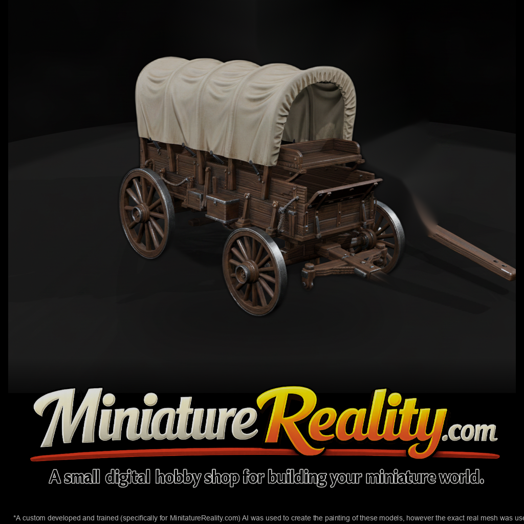 Mil 030 Civil War Army Supply Wagon