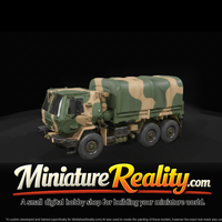 M1083 6x6 Troop Transport miniature, three-quarter view — thumbnail 3