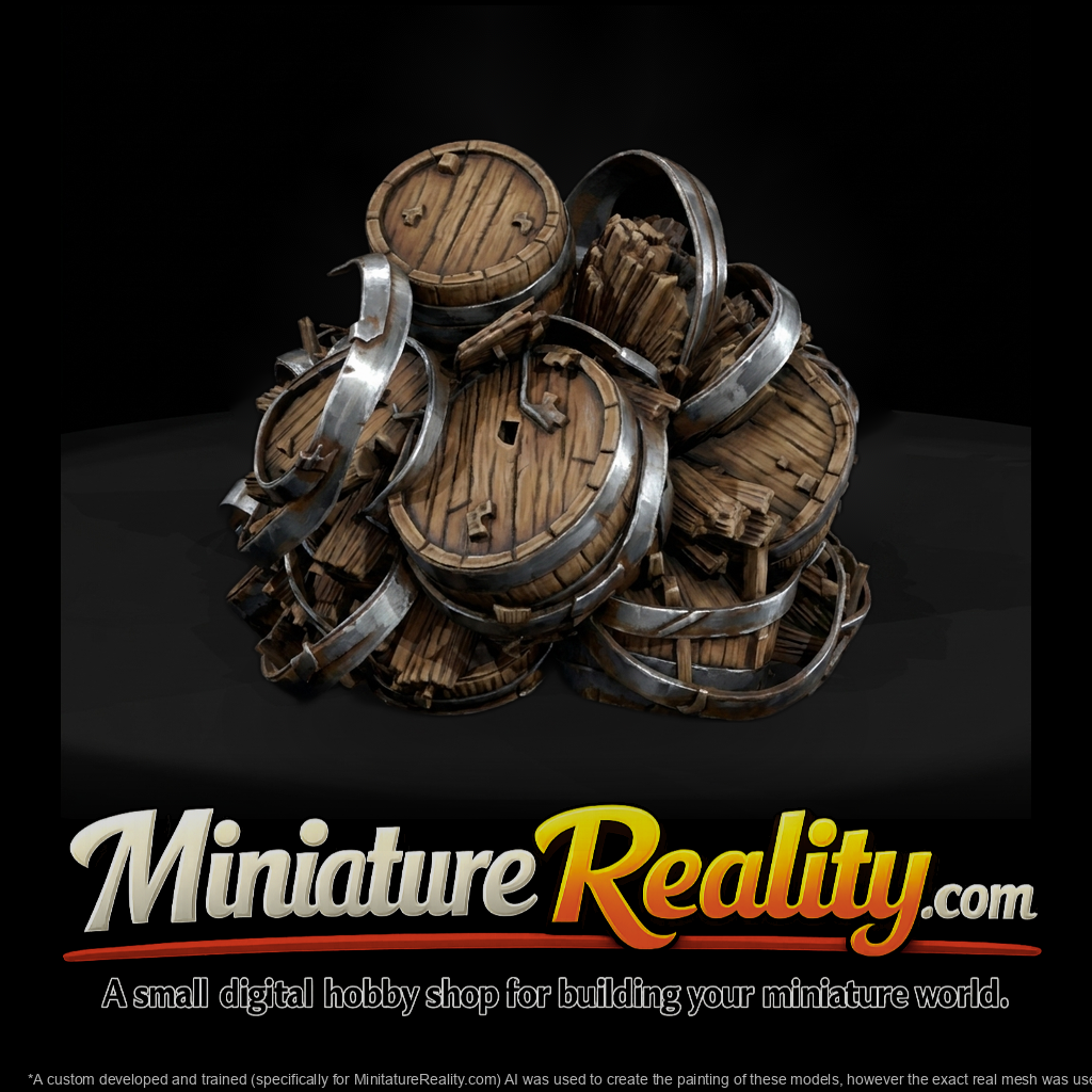 damaged-wooden-barrel-pile-3d-printable-diorama-scatter-240840