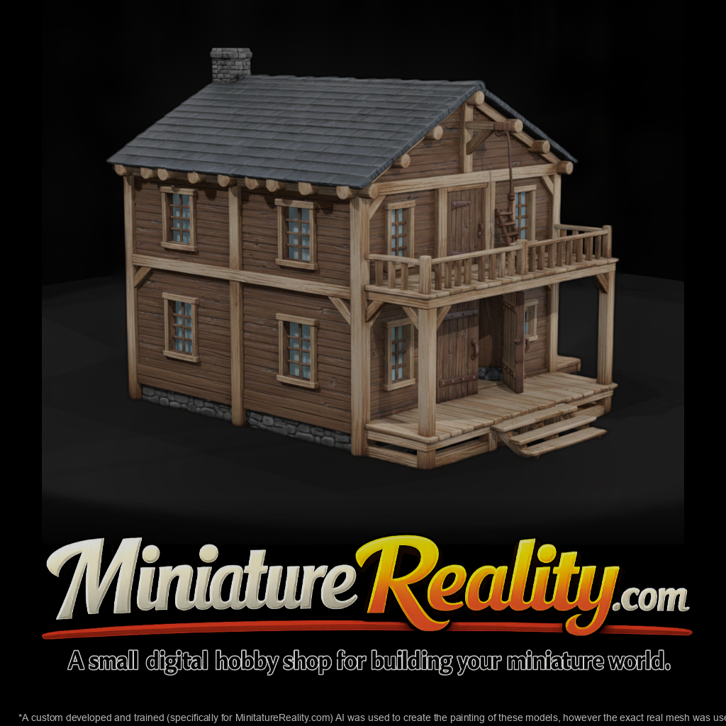 Mil 046 Wild West Fort Quartermaster Storehouse