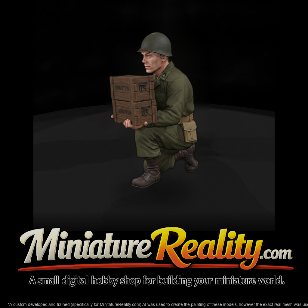 Ww2 Army 074 Wwii U S Army Supply Clerk Figure