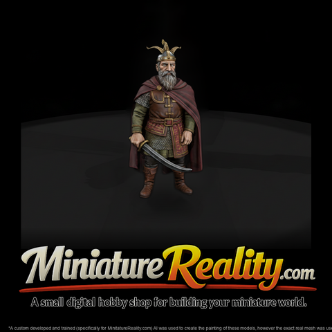 Hist 0097 Historical Skanderbeg Miniature Figure