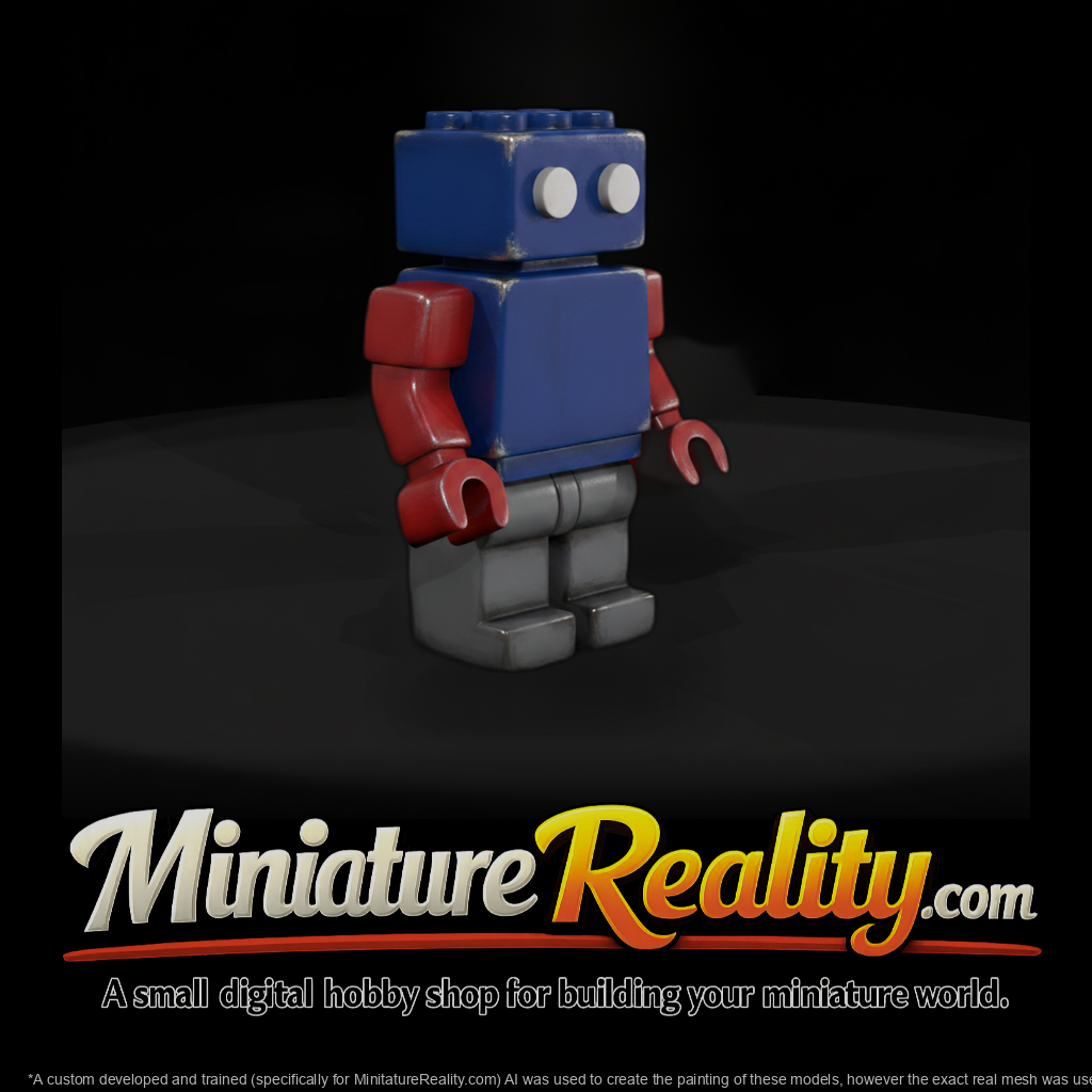 Mr Toyprops 100 001 010 Toy Brick Robot Shape