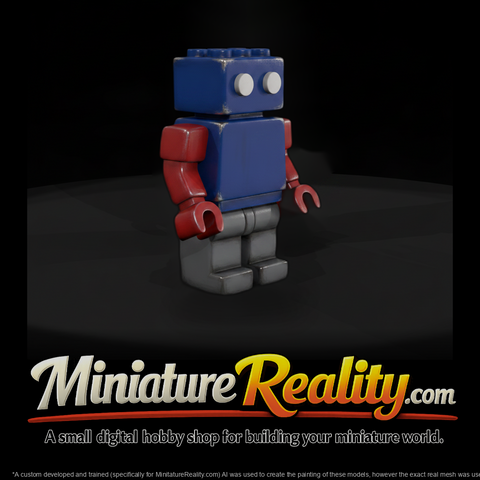 Mr Toyprops 100 001 010 Toy Brick Robot Shape
