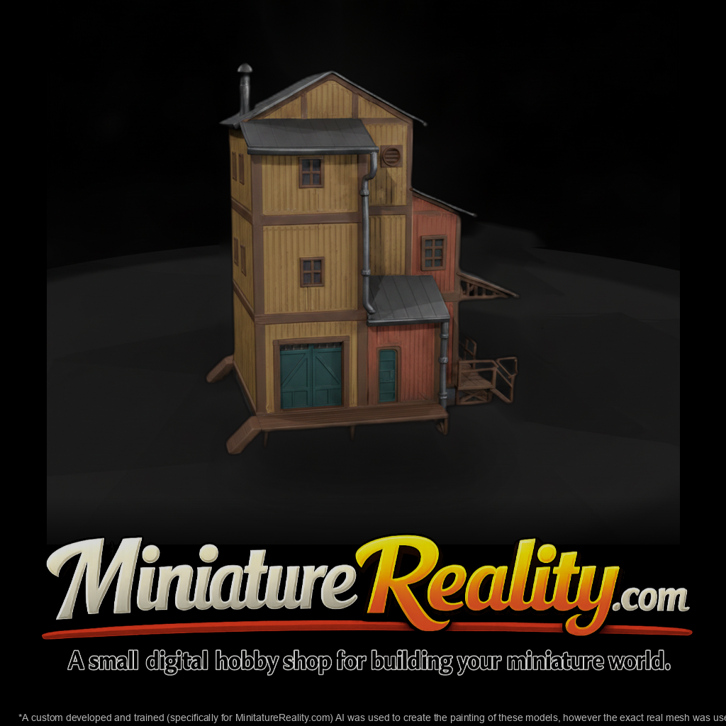 20260612 Weathered Model Industrial Building B0Df3
