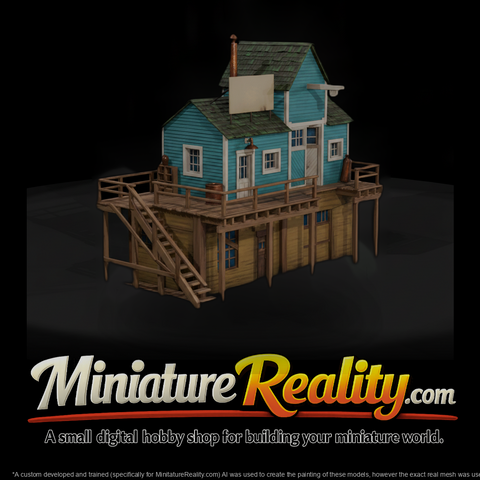 20260612 Model Old Two Story Workshop D44E108568