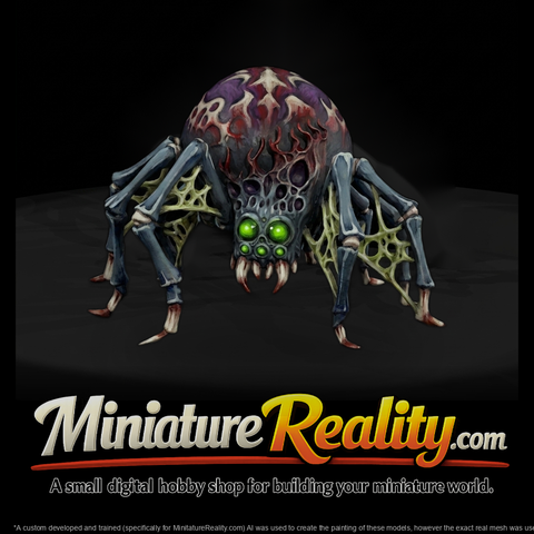 Stylized Monstrous Cave Spider