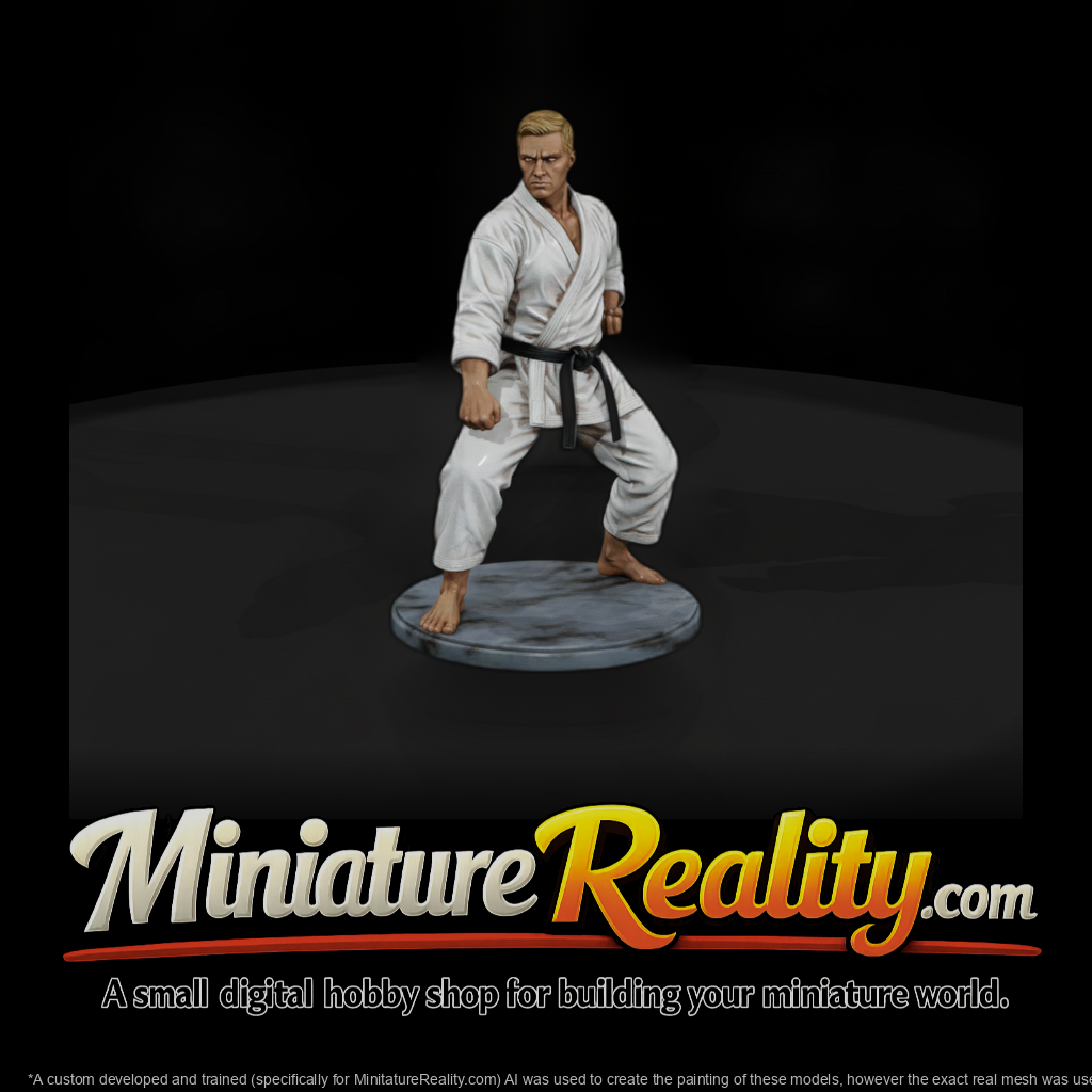 Poparc 0314 Karate Kata Performer Alternate Pose