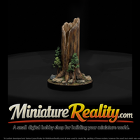 stylized-broken-tree-stump-woodland-diorama-419318 — thumbnail 2