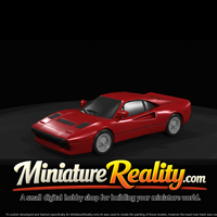 1984 Ferrari 288 GTO miniature, three-quarter view — thumbnail 3