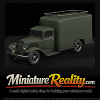 Vintage Box Delivery Truck — thumbnail 2