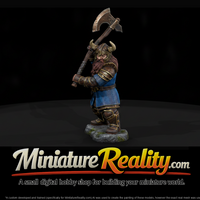 Dwarf Warrior Raising Axe — thumbnail 1