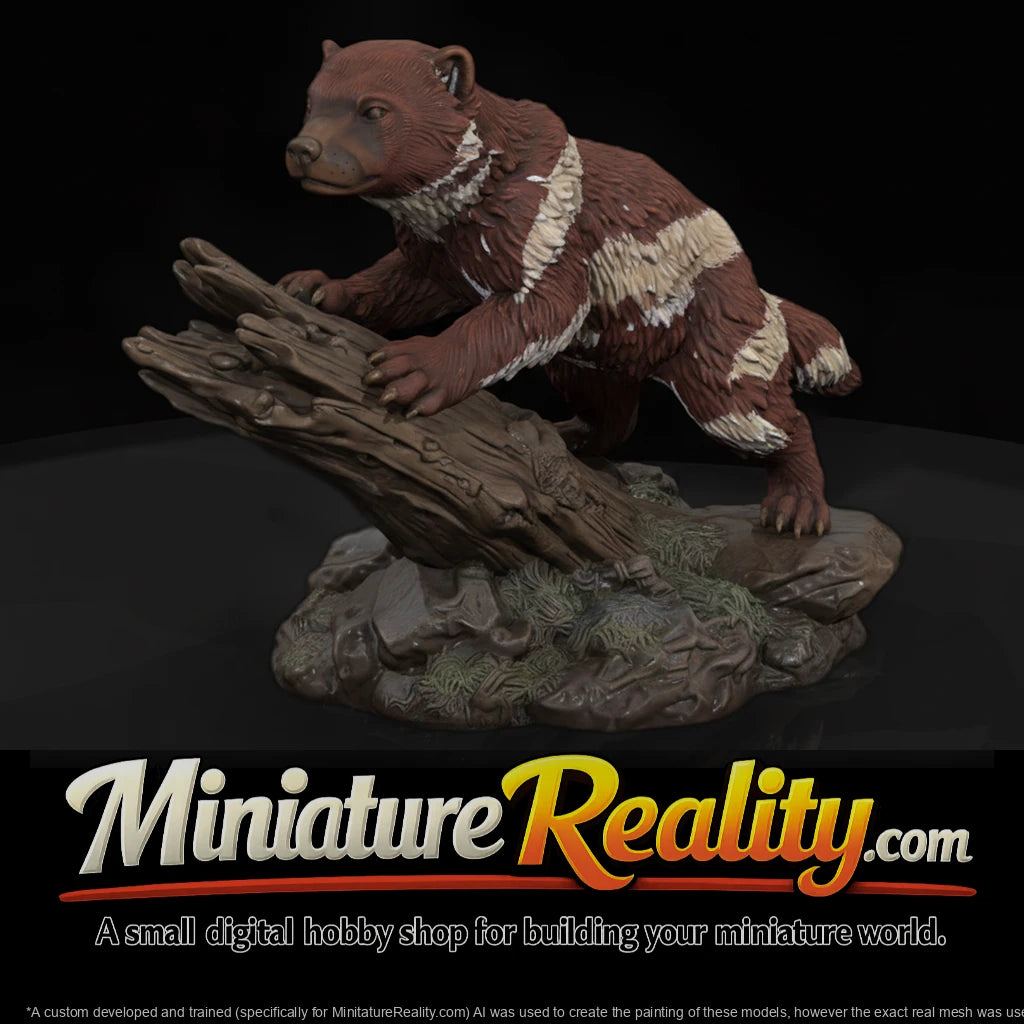 juvenile-wolverine-figurine-on-rock-wildlife-658058