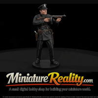 1920s Police Officer with Submachine Gun — thumbnail 1