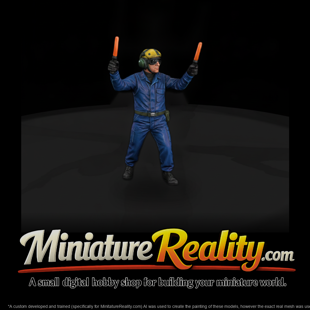 Mod Navy 021 Modern U S Navy Aircraft Handler Figu