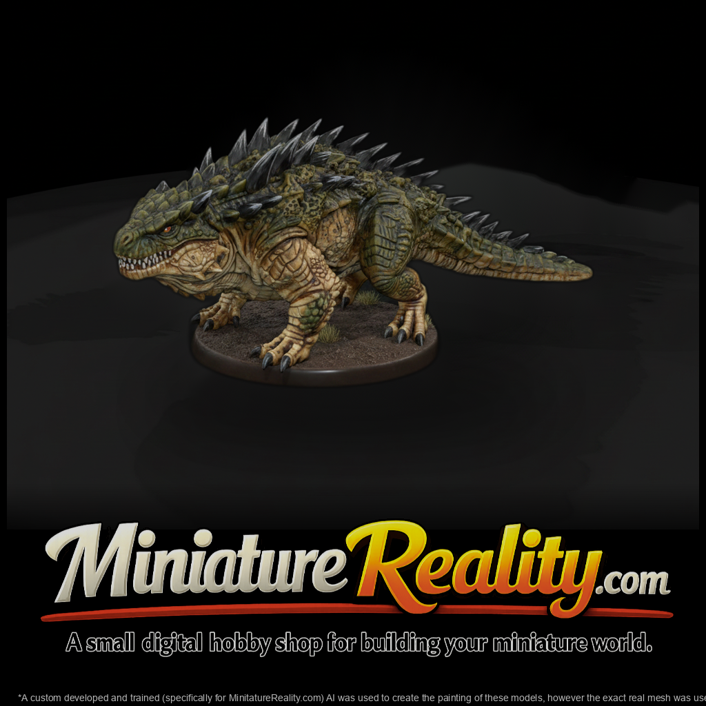 Armored Spined Reptile Beast