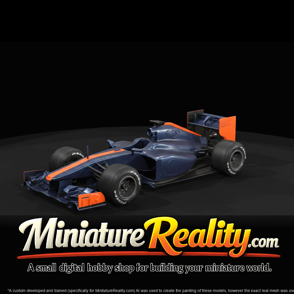 McLaren MP4-28 - 2013 Formula 1 Car miniature, three-quarter view