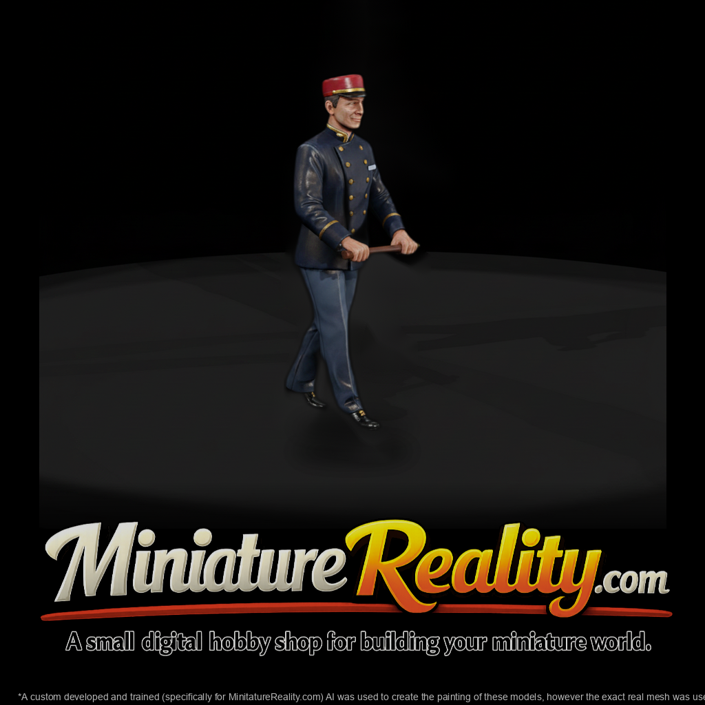 Hotel Bellhop in Uniform