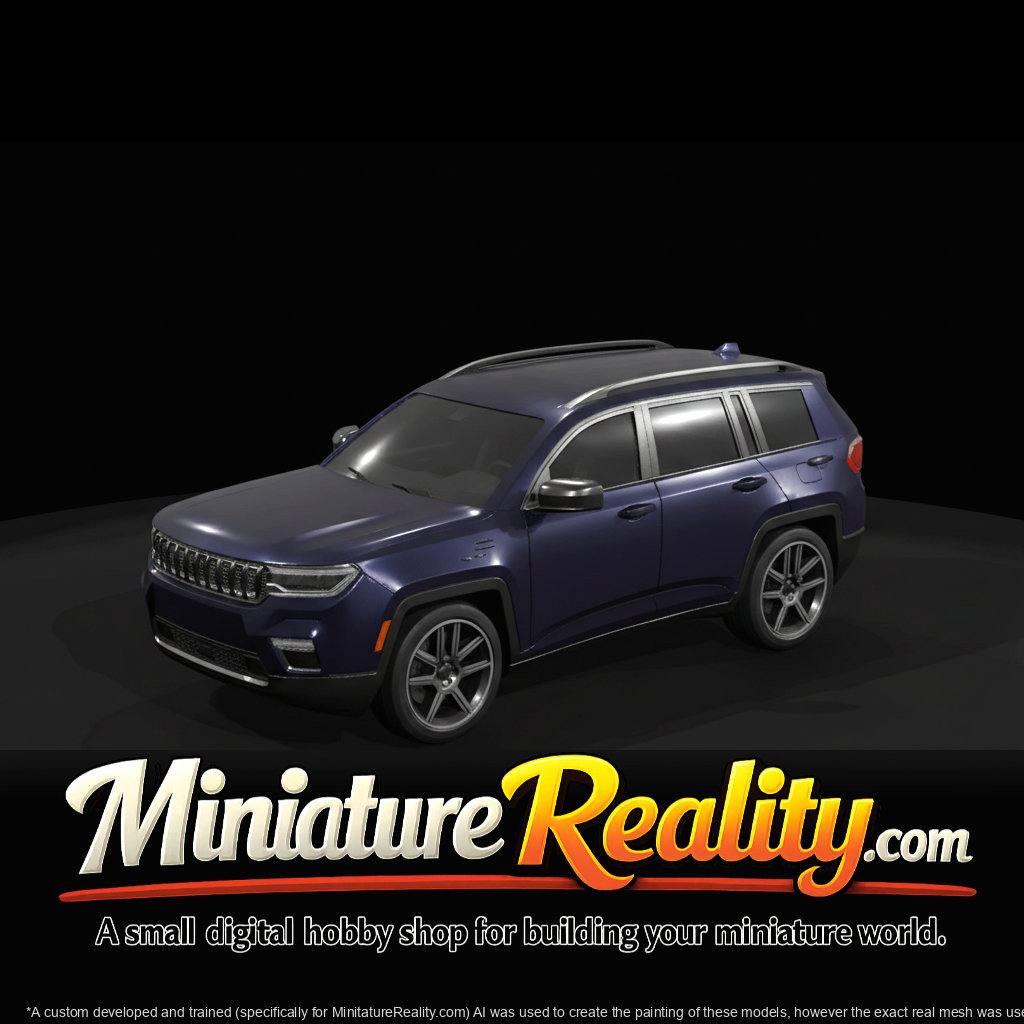 Jeep Cherokee Overland 2025 miniature, three-quarter view