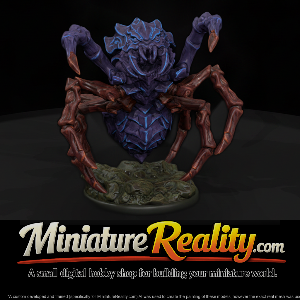 Giant Comic Spider Monster