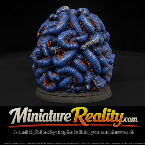 Writhing Worm Swarm Terrain Piece