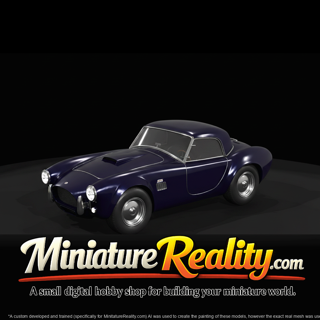 1966 AC Cobra Mk III 289 Roadster miniature, three-quarter view