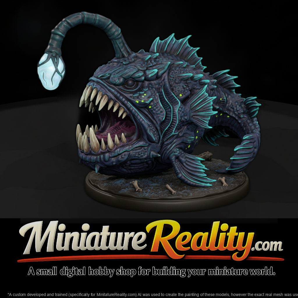 Deep Sea Anglerfish Monster