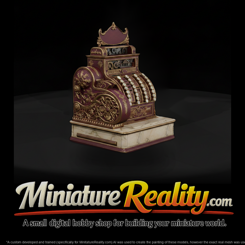 Ornate Antique Cash Register