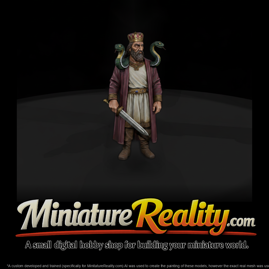 Myth 0393 Mythology Zahhak Miniature Figure