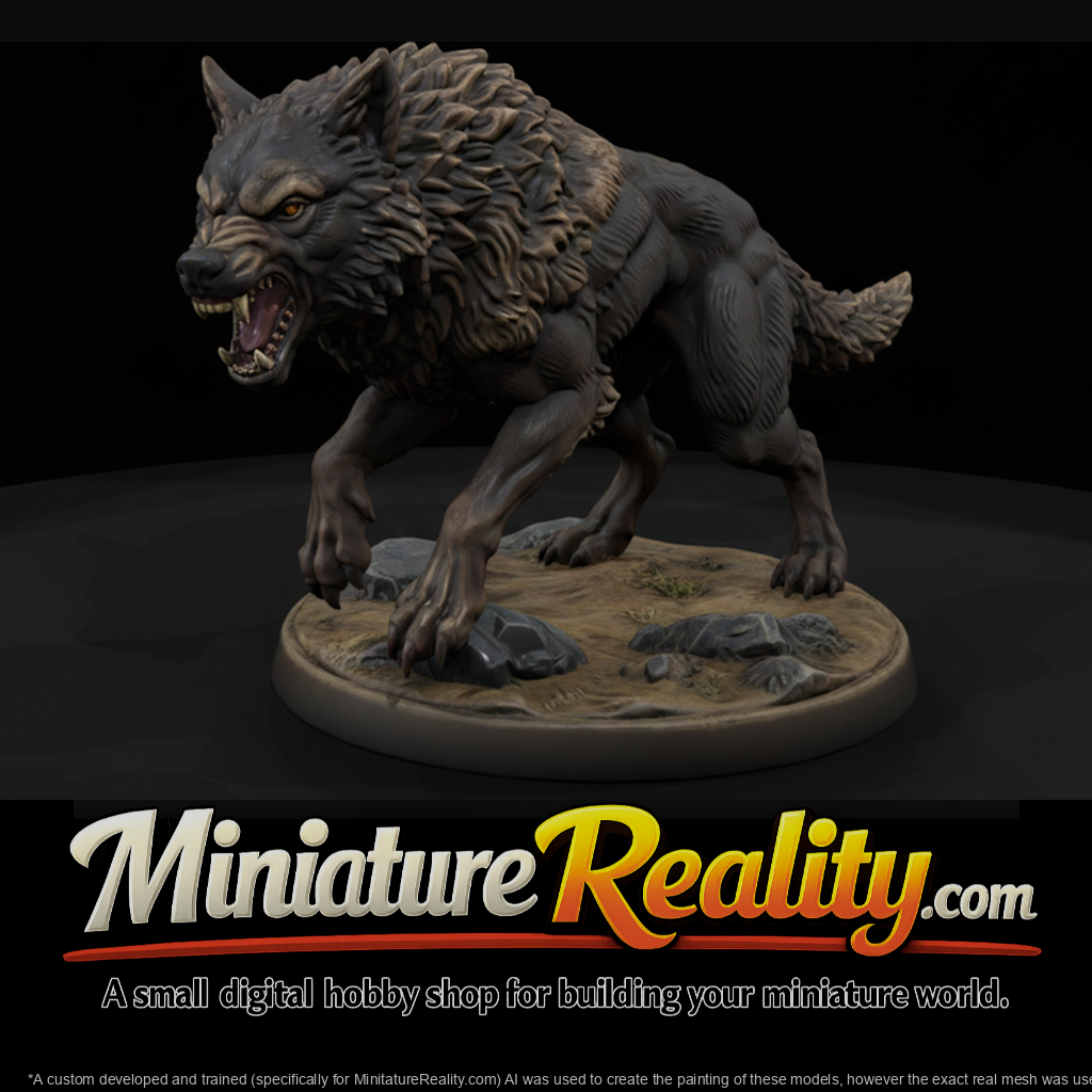 Snarling Dire Wolf