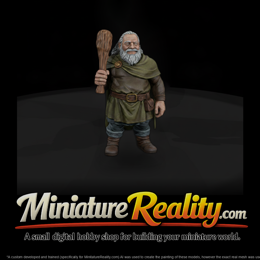 Myth 0398 Mythology Dagda Miniature Figure