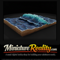 Breaking Ocean Waves Water Tile — thumbnail 1