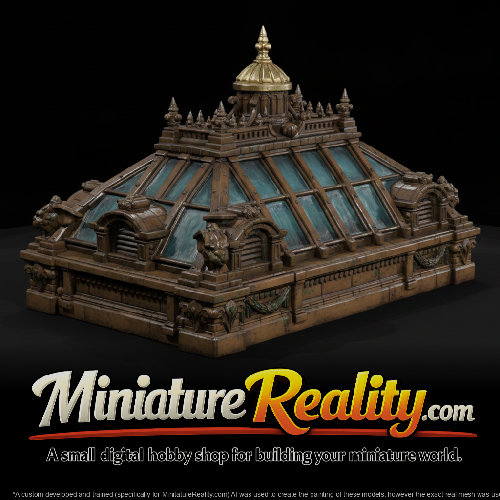 Ornate Skylight Roof Section Cupola and Dormers