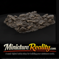 Layered Rock Outcrop Terrain Slab — thumbnail 1