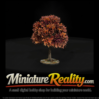 Stylized Maple Tree — Low‑Poly & Model Railway Tree, three-quarter view — thumbnail 2