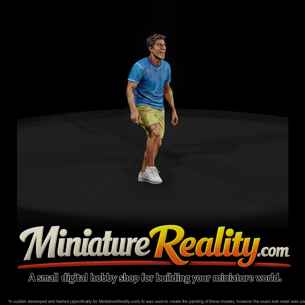 Young Man Playing Hacky Sack